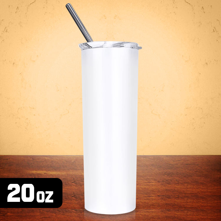 20. oz SKINNY TAPERED Sublimation Tumblers