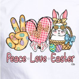 油彩画　8号　Love and peace Love and Peace Sky