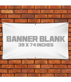 Blank Banner 39 x 74 inches