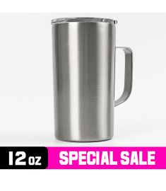 Cup Stainless Steel 12 Oz