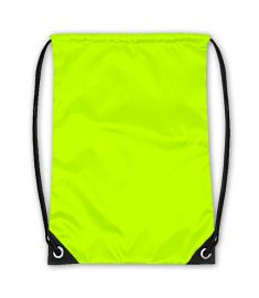 Drawstring Bag Neon Yellow