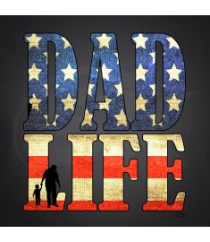 DTF-256-Dad Life 10 x 11 Inches