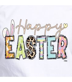 DTF-282 Happy Easter Letters 10 x 7 Inches