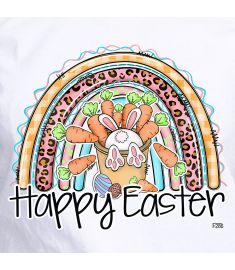 DTF-286 Happy Easter Rainbow 10 x 9 Inches
