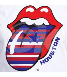 DTF-103 Lips Houston Texas American Football Full 10 x 12 inches