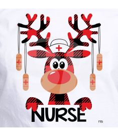 DTF-169 Nurse Reno Christmas 10 X 12 Inches