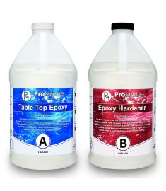 Epoxy Table Top And Hardener 2 Gallons (1 Gallon each)