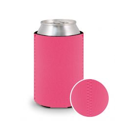 Can Cooler Neoprene-Neon Pink