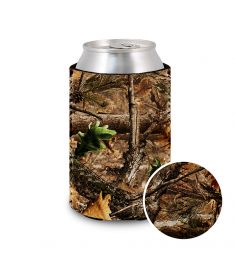 Can Cooler Neoprene Camo Tree Leaves