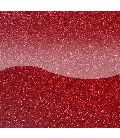 Eco Glitter-RED-Gloss Vinyl-12 IN