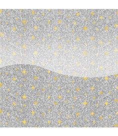 Eco Glitter Motif Star Gold Silver Gloss Vinyl