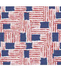 American Flags Brush Glitter Vinyl