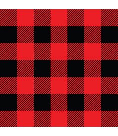 Plaid Red And Black Vinyl