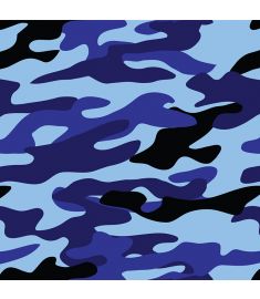 Camouflage Blue Sign Vinyl