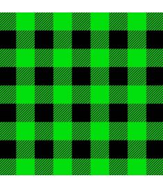 Plaid Green And Black Sign Vinyl