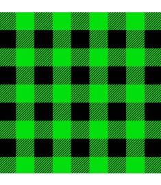 Plaid Green And Black Sign Vinyl