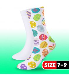 Sublimation Sock White Size 7-9 (3 Pairs per Package)