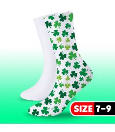 Sublimation Sock White Size 7-9 (3 Pairs per Package)