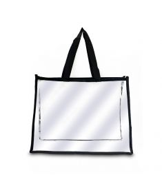Plastic Tote Bag (15 x 12 x 4 Inchs)