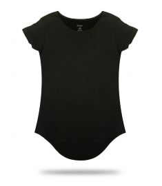 Black Long Tee T-Shirt 50/50