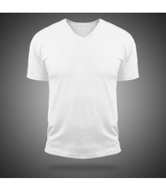 Tshirt V Neck Magic-White