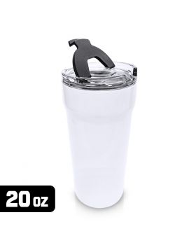 Metal Sublimation Tumbler White 20 Oz