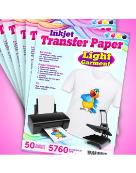 Inkjet Transfer Paper-White