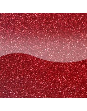 Eco Glitter-RED-Gloss Vinyl-12 IN