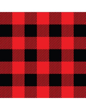 Plaid Red And Black Vinyl