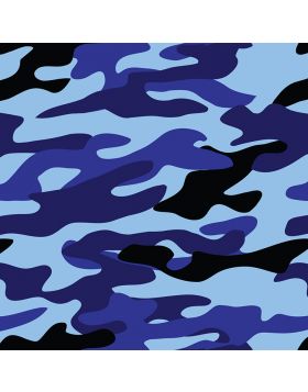 Camouflage Blue Sign Vinyl