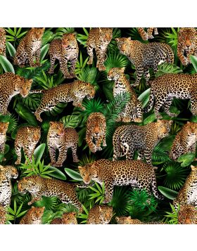 Leopard Collage Dark Vinyl