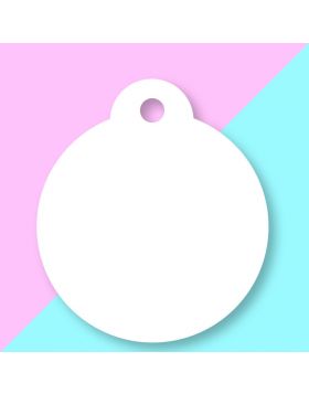 Sublimation Pet Tag Round