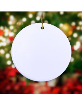 Round Shape Ornament Sublimation