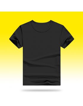 Modal Round Neck T-Shirt Black