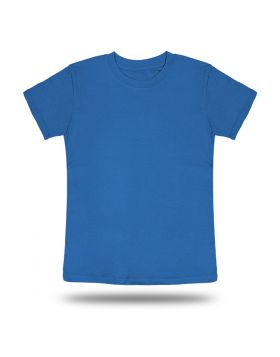 Round Neck T Shirt Kids Blue