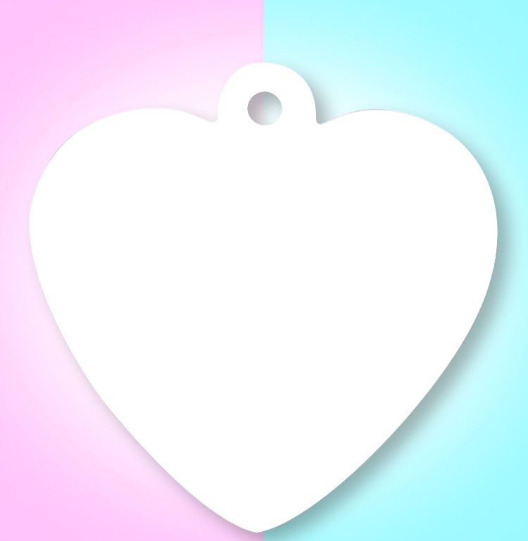 Heart hotsell pet tag