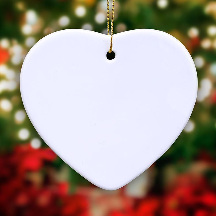 Sublimation Coated Acrylic Heart Ornament – Blanktastic