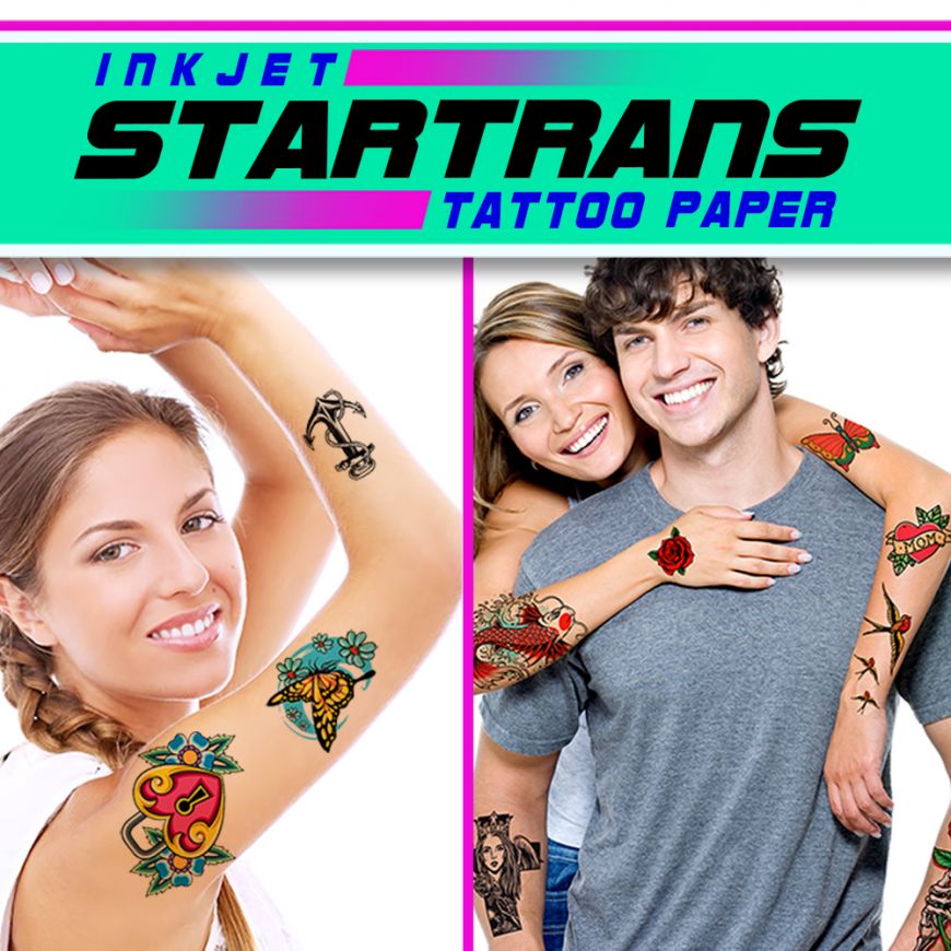 Create Your Own Temporary Tattoos with Inkjet Tattoo Paper A4 Inkjet Tattoo  Paper A4 - Create Custom Temporary Tattoos at Home High-Quality Inkjet Tattoo  Paper A4 for DIY Temporary Tattoos Get Creative