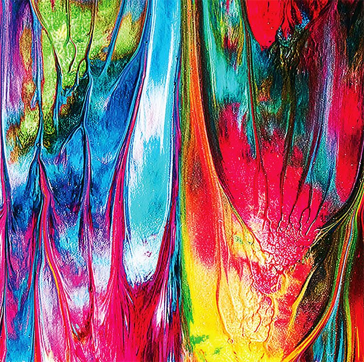 Abstract Colors Sign Vinyl