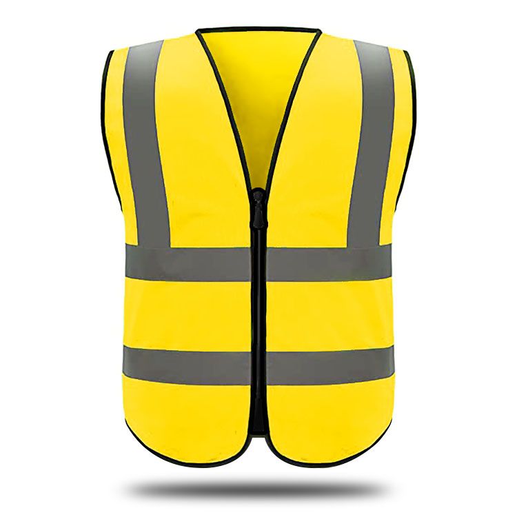 Yellow construction vest top