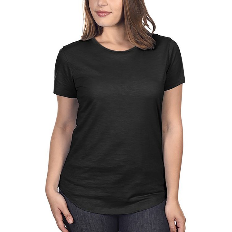 Black extended tee cheap