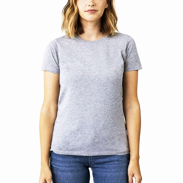 Grey round neck t shirt outlet