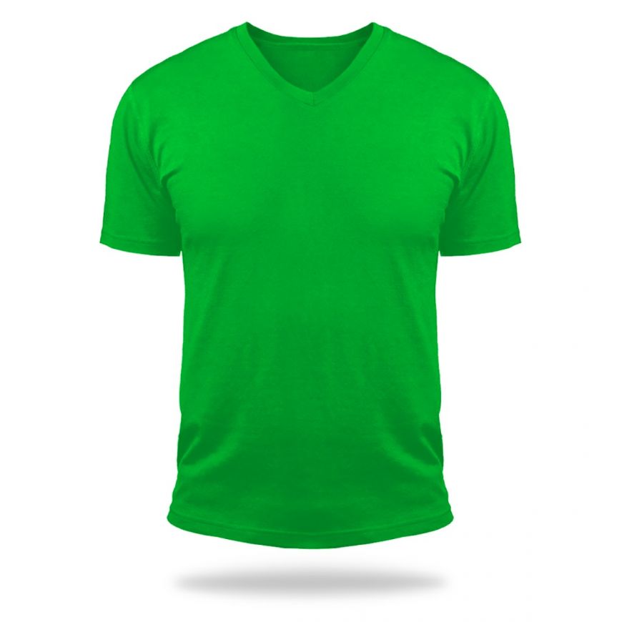 Green v neck t shirt clearance