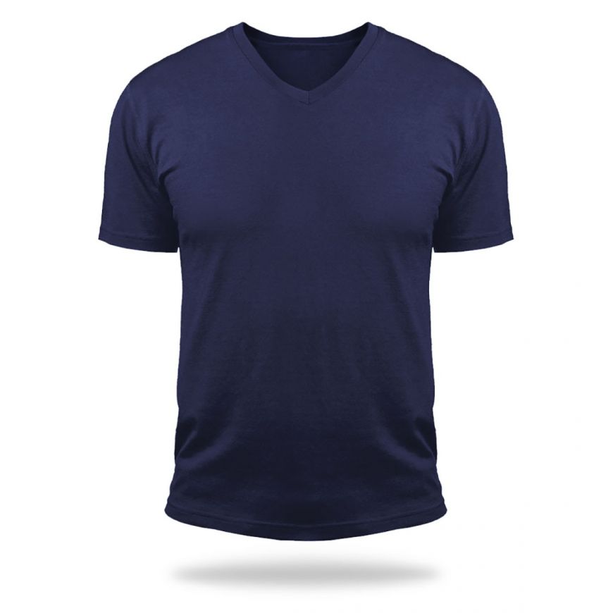 Dark blue v neck t shirt 2025