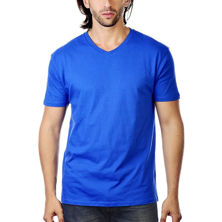 Bright blue discount t shirt