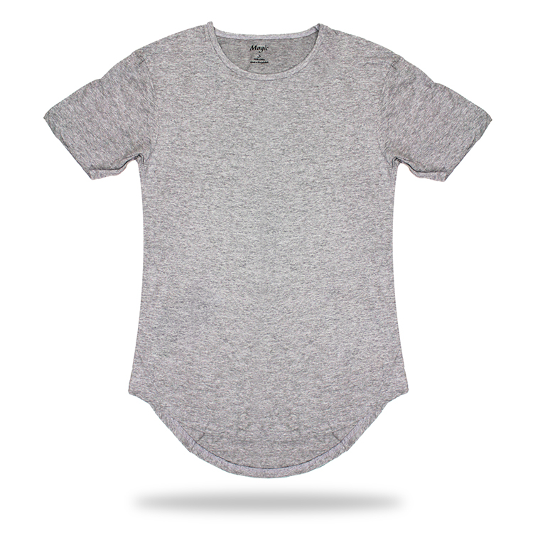 トップス MAGICSTICK ROUND SHIRT TAIL LS T C.GREY ROUND SHIRT TAIL LS T (STEEL GREY) – MAGIC STICK
