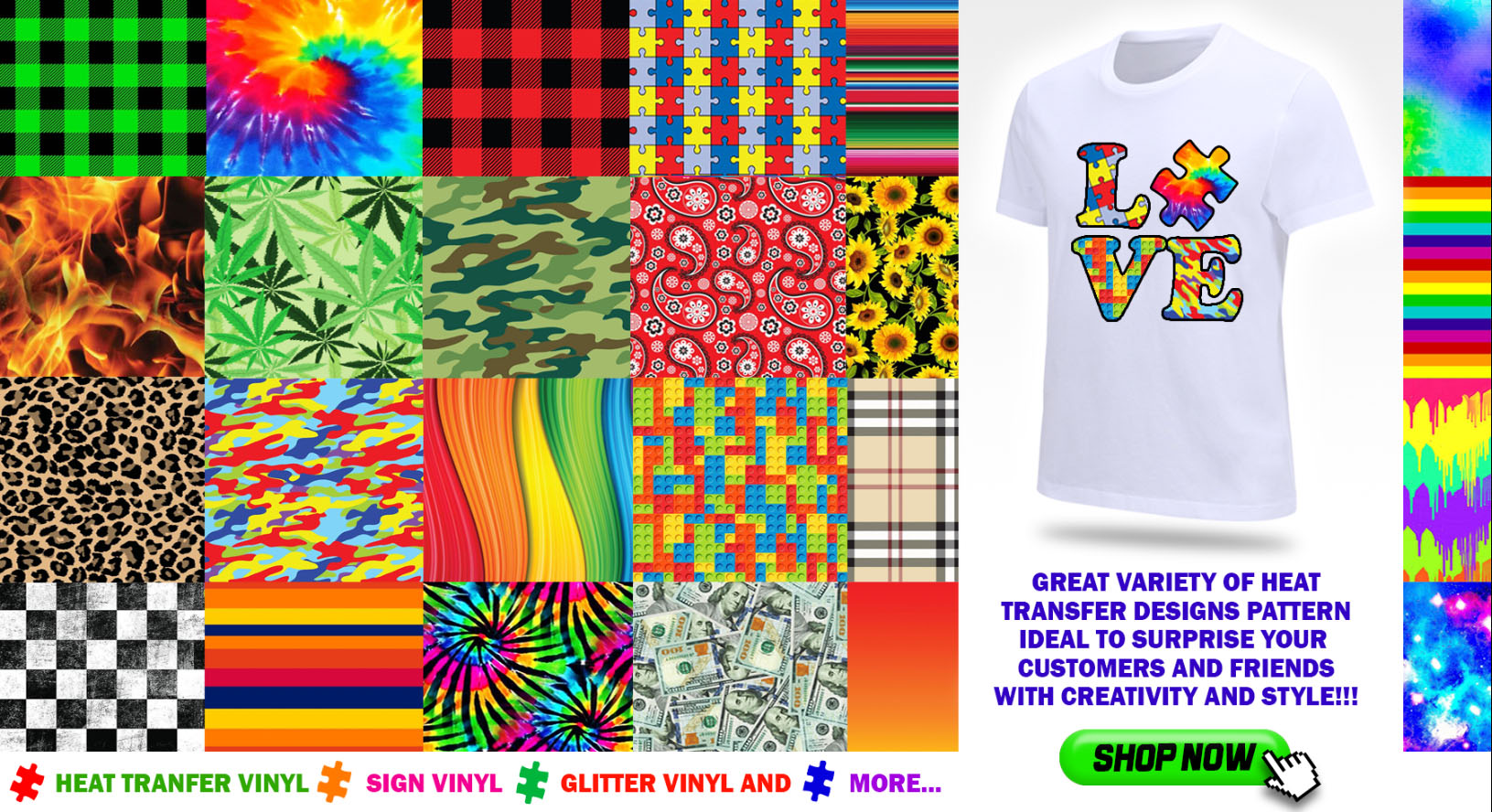 Joinus :: Heat Transfer Vinyl - HTV, Sign Vinyl, T-Shirts Wholesale & Retail