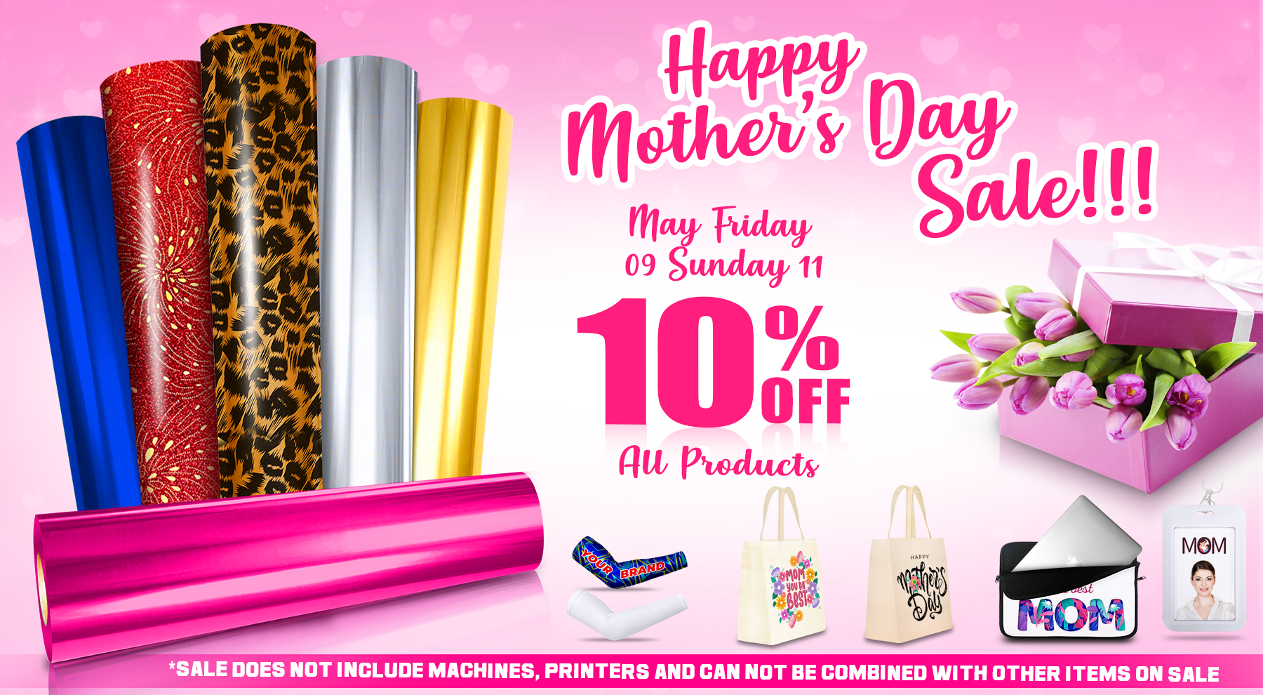 Happy Mother's Day Sale!!! 10% Off All Products!!!
